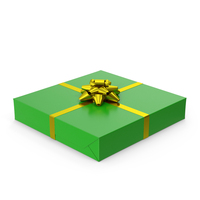 Green Gift Box PNG & PSD Images