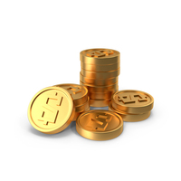 Dollar Pile Of Coins PNG & PSD Images