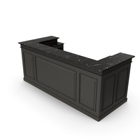 Black Modern Classic Counter Bar PNG & PSD Images