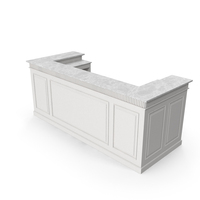 White Modern Classic Counter Bar PNG & PSD Images
