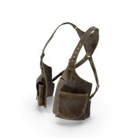 Shoulder Holster with Adjustable Straps PNG & PSD Images