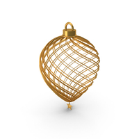 Christmas  Decoration Hanging Lighting Gold PNG & PSD Images
