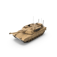M1A1 Abrams Main Battle Tank Desert PNG & PSD Images