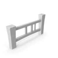 Stylized Fence Gray PNG & PSD Images