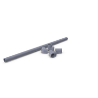 Plumbing PVC Pipes and Fittings 7.5D PNG & PSD Images