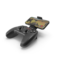 SteelSeries Mobile Gaming Controller With Smartphone PNG & PSD Images