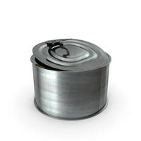 Tin Can With Pull Tab Lid PNG & PSD Images
