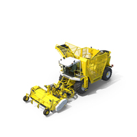 Vervaet 17T Agricultural Beet Harvester Machinery Yellow PNG & PSD Images