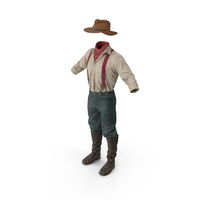 Wild West Mens Clothes PNG & PSD Images