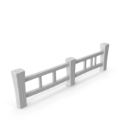 Stylized Fence Gray PNG & PSD Images