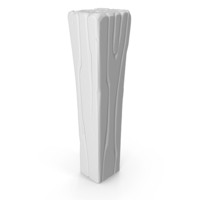 Stylized Wood Fence Post Gray PNG & PSD Images