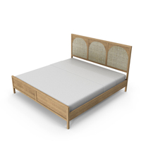 Marcy King Bed Brown PNG & PSD Images