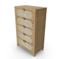 Marcy 5 Drawer Dresser Brown PNG & PSD Images