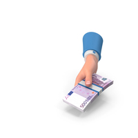 Euro 500 Lot Giving Hand Money PNG & PSD Images