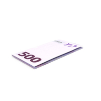 Bill Euro 500 Note Ground Fold PNG & PSD Images