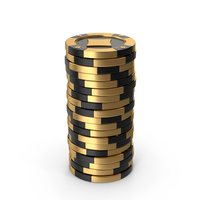 Gold Casino Chips PNG & PSD Images