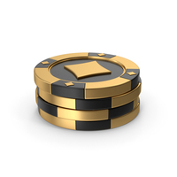 Gold Casino Chips PNG & PSD Images