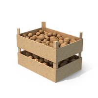 Potato Wood Crates PNG & PSD Images