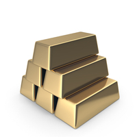 Golden Bars PNG & PSD Images