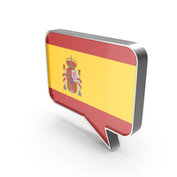 Spain Flag Speech Bubble PNG & PSD Images