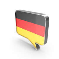 German Flag Speech Bubble PNG & PSD Images