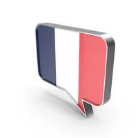 France Flag Speech Bubble PNG & PSD Images