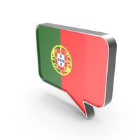 Portugal Flag Speech Bubble PNG & PSD Images