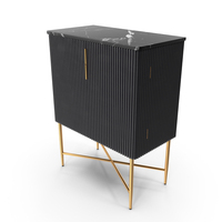 Fayette Bar Cabinet PNG & PSD Images