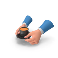 Giving Coffee Hands PNG & PSD Images