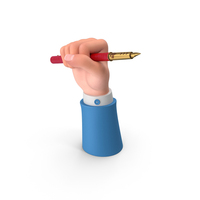 Hand Holding Pen Fist Up PNG & PSD Images