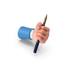 Left Hand Holding Pen PNG & PSD Images