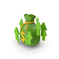 Money Bag Arrows PNG & PSD Images