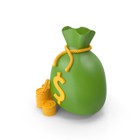 Money Bag Coins PNG & PSD Images