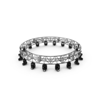 Circular Truss With Stage Lights PNG & PSD Images