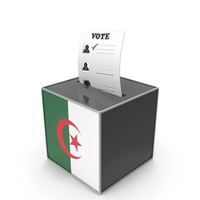 Algeria Country Flag Election Vote Box PNG & PSD Images