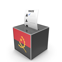Angola Country Flag Election Vote Box PNG & PSD Images