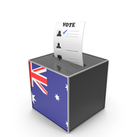 Australia Country Flag Election Vote Box PNG & PSD Images