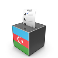 Azerbaijan Country Flag Election Vote Box PNG & PSD Images