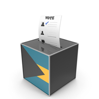 Bahamas Country Flag Election Vote Box PNG & PSD Images