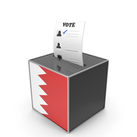 Bahrain Country Flag Election Vote Box PNG & PSD Images