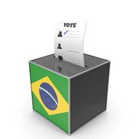 Brazil Country Flag Election Vote Box PNG & PSD Images