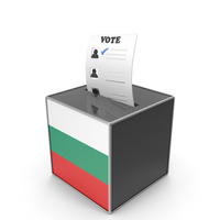 Bulgaria Country Flag Election Vote Box PNG & PSD Images