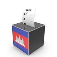 Cambodia Country Flag Election Vote Box PNG & PSD Images
