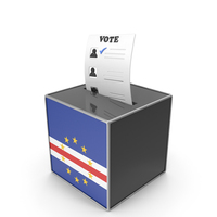 Cape Verde Country Flag Election Vote Box PNG & PSD Images