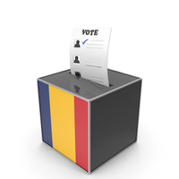 Chad Country Flag Election Vote Box PNG & PSD Images