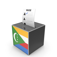 Comoros Country Flag Election Vote Box PNG & PSD Images