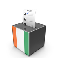 Côte dIvoire Country Flag Election Vote Box PNG & PSD Images