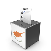 Cyprus Country Flag Election Vote Box PNG & PSD Images