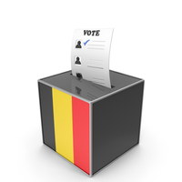 Belgium Country Flag Election Vote Box PNG & PSD Images