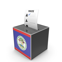 Belize Country Flag Election Vote Box PNG & PSD Images